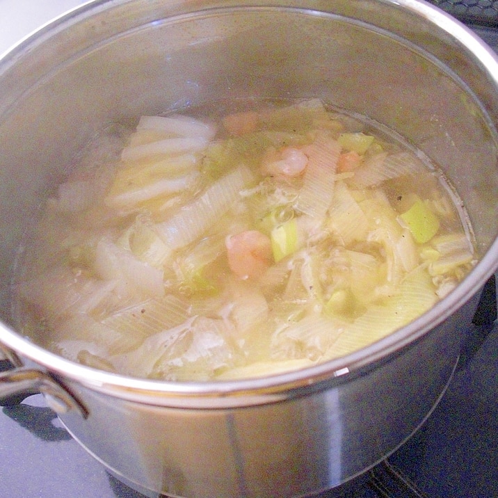 海老と白菜のスープ レシピ 作り方 By 松子 女 楽天レシピ